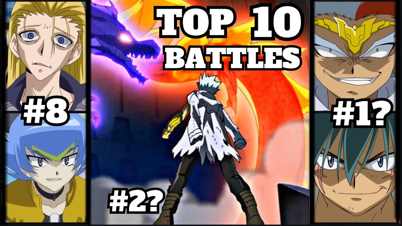 Top 10 BEST Beyblade Battles in the Metal Series (Beyblade Metal Series)