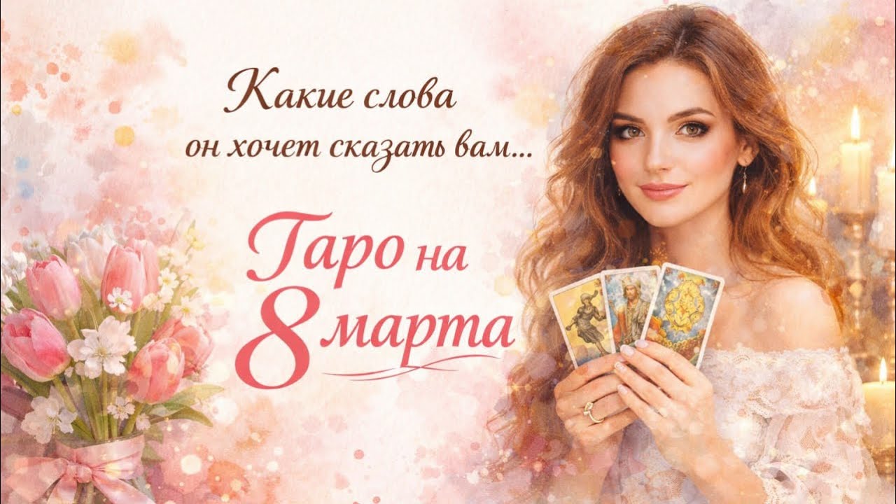 💞 Какие слова он хочет сказать вам… | Таро на 8 марта 