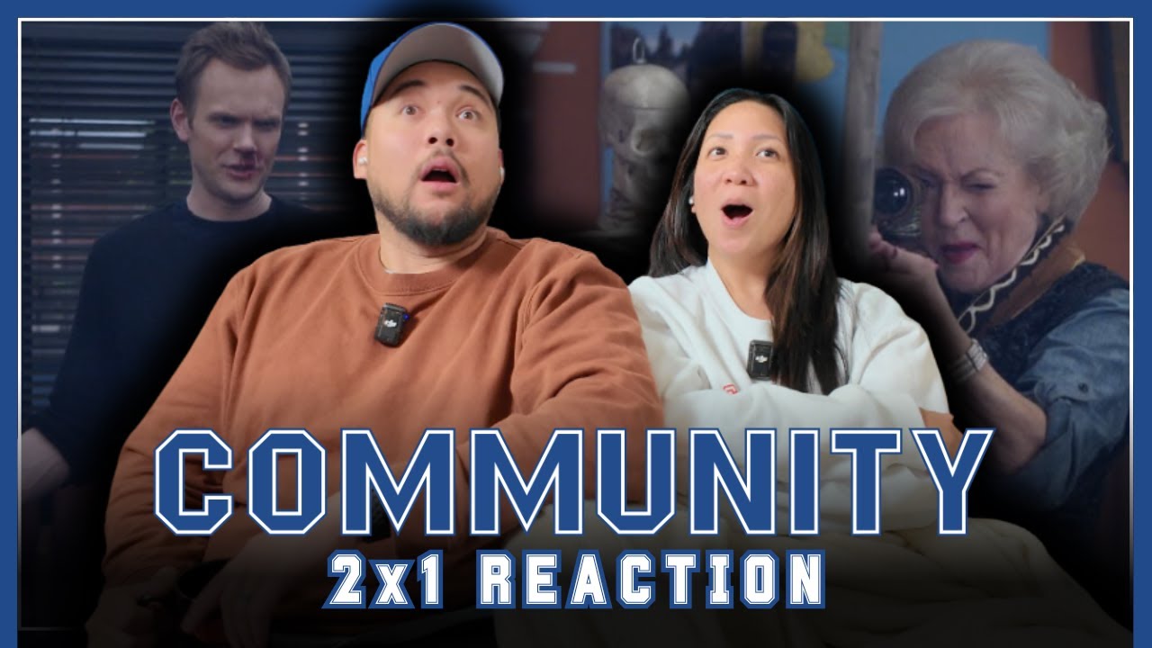 *COMMUNITY* BLIND REACTION | 2x1 Anthropology 101 | Betty White