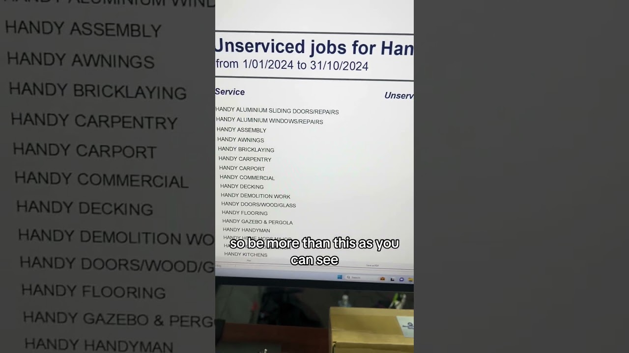 How many unserviced leads are there in Jim’s Handyman? #handyman #jimsgroup #franchise #franchising