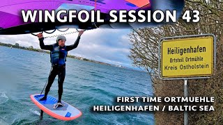 Wingfoil Session 43: New Spot Ortmühle Near Heiligenhafen (Baltic Sea)