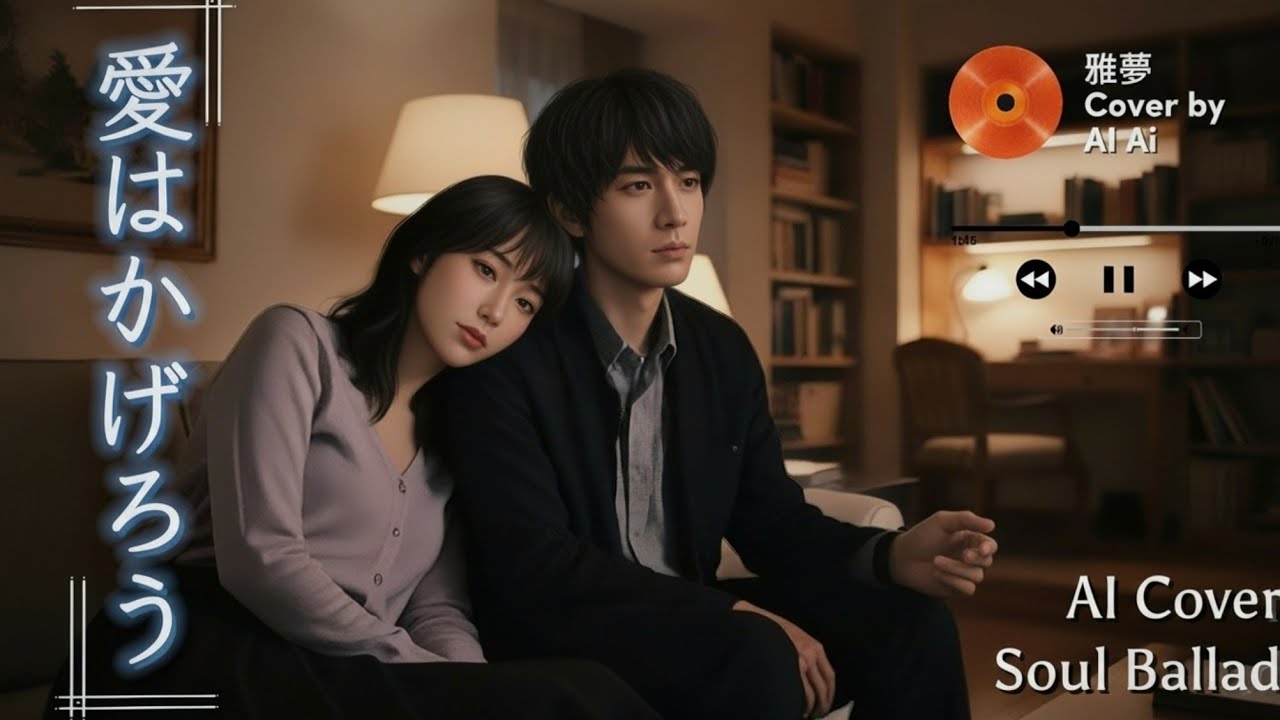 雅夢「愛はかげろう」をAIでSoul Balladに。AIシンガーAiが切なく歌う。サックスも聴きどころ。#雅夢 #愛はかげろう #SoulBallad #SophistiPop #NeoSoul