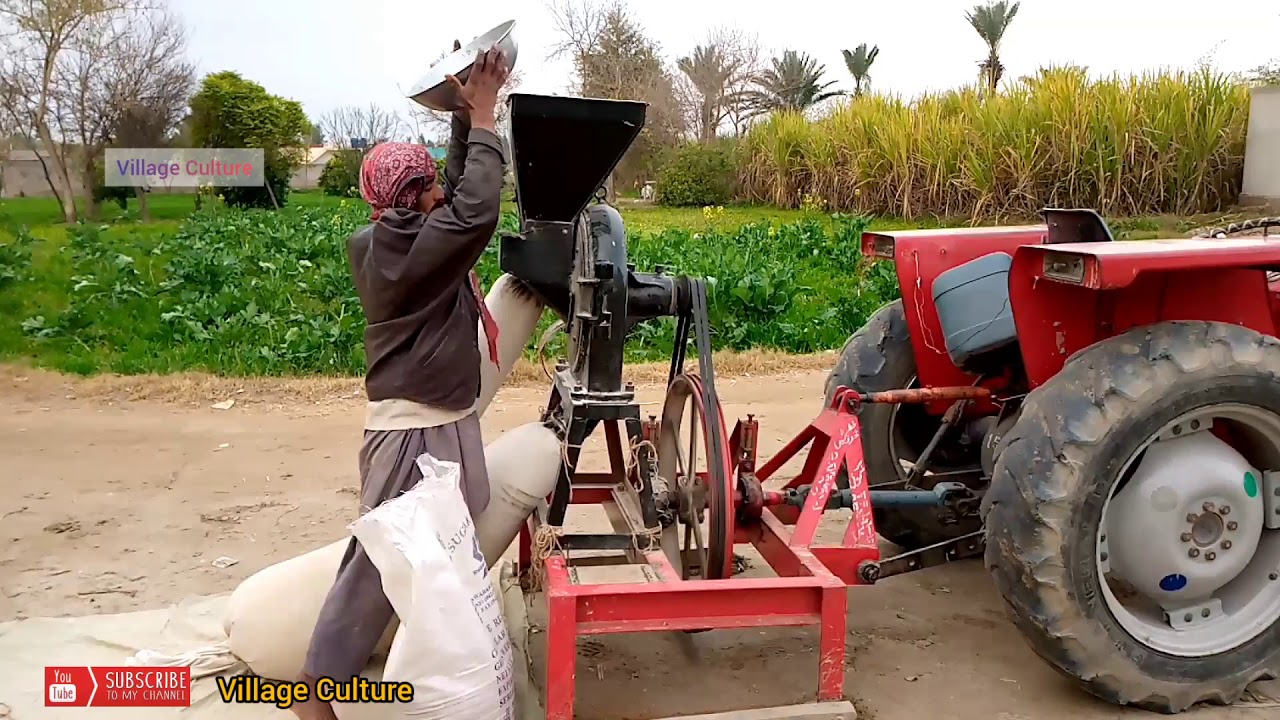 Mobile aata chaki, Small flour machine, Tractor atta chakki village