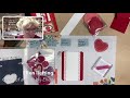 Valentijn funfold kaart met #heartfelt van StampinUp