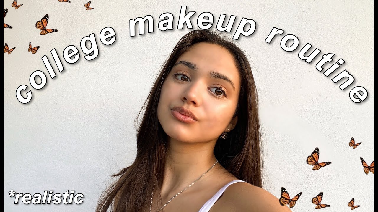 (realistic) everyday college makeup look YouTube