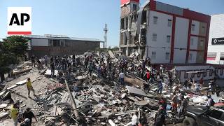 Colombia residents search rubble after 7.4 magnitude earthquake kills at least 111