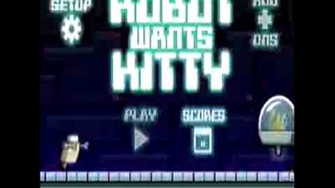 Robot Wants Kitty iPhone iPod Gameplay   The Game Trail