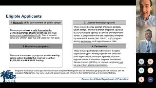 CSDE Summer Enrichment Grant Program Informational Webinar