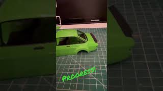 Escort model car update! Progress