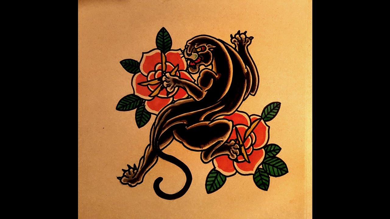 Traditional Black Jaguar by Katty Katto in Juárez Mexico : r/tattoos