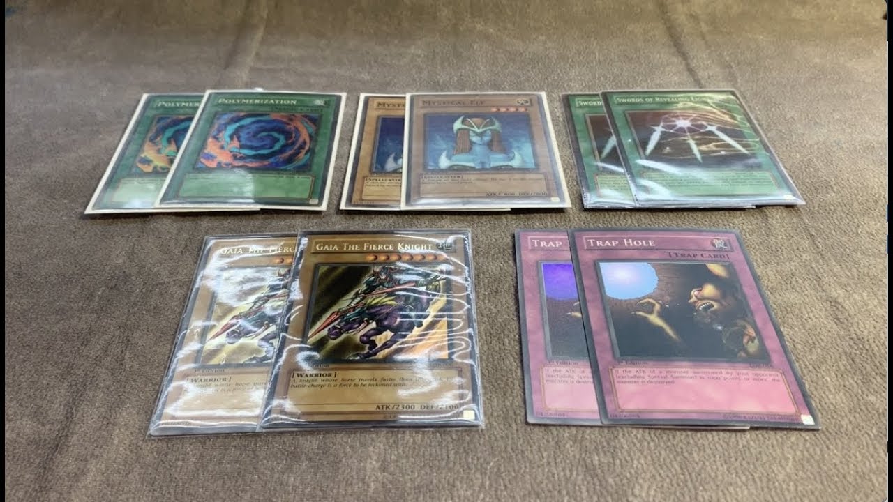 wavy yugioh cards YuGiOh! Glossy vs Wavy Print LOB Debate