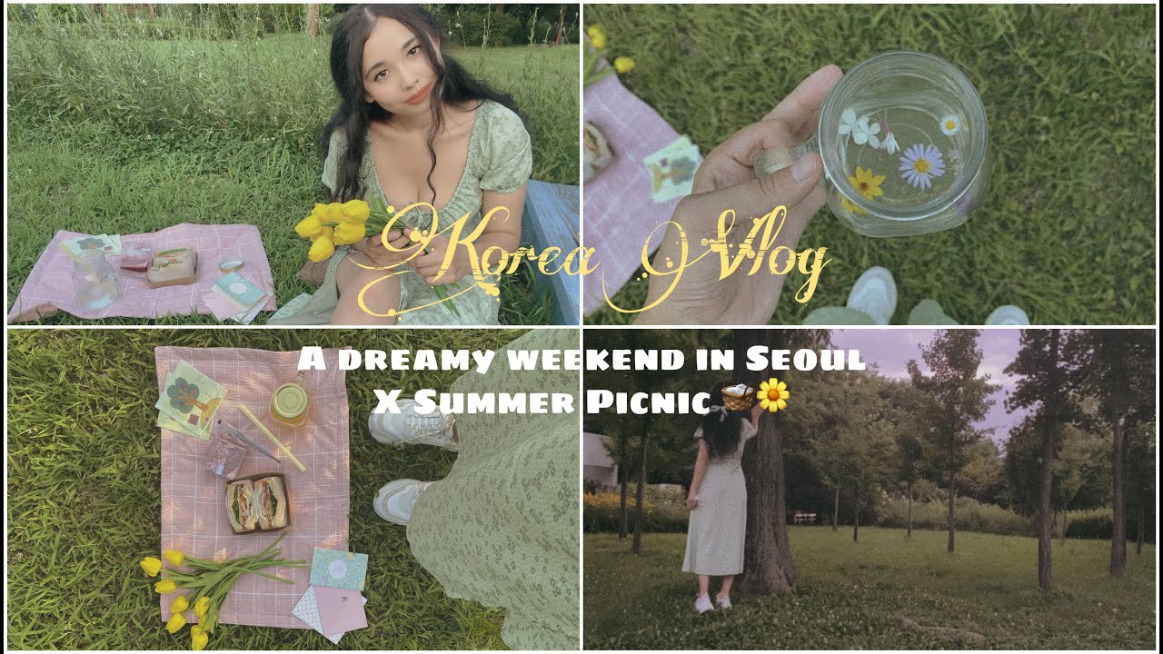 A dreamy weekend in Seoul X Summer Picnic 🧺🌼 | Korea Vlog - YouTube