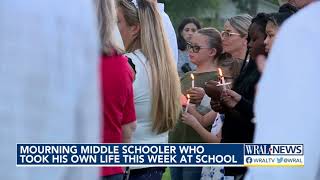 Wendell 13-year-old memorialized through community vigil