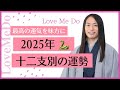 【怖いほど当たる！✨振り返りで運気爆上がり】2025年十二支別の運勢🎍Love Me Do占い切り抜き動画×かぎしっぽ (当たる！ラブちゃん占い)