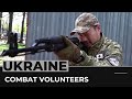 Foreign fighters georgians and other volunteers train in kyiv