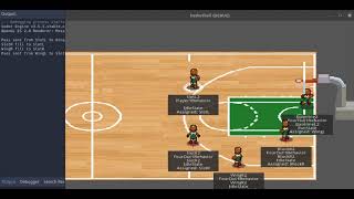 2D Retro Basketball Game - Teaching my game's AI screenshot 3