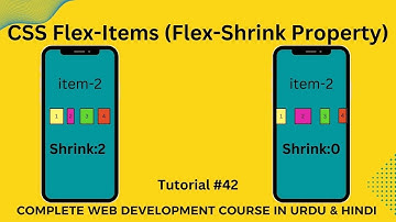 CSS Flexbox Tutorial for Beginners in Urdu & Hindi | Flex Shrink | Web Development Tutorials  #42