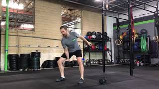 Demo: Alternating One-arm Dumbbell Hang Squat Snatch