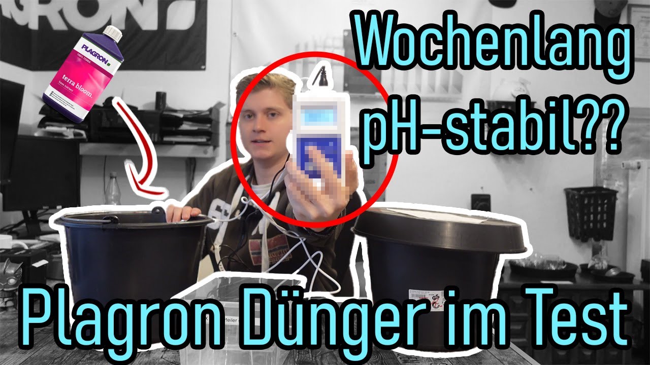 Deinen Grow alleine lassen | Growen im Urlaub | Wie PH stabil ist Plagron  Dnger | Test Woche