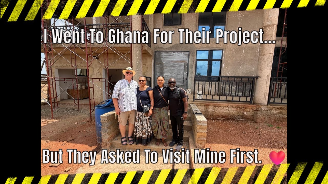 Строительство в Гане | Они были в Гане по своему проекту… Но сначала мы посетили мой объект 🇬🇭❤️