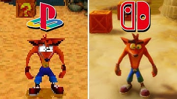 Crash Bandicoot 3 Warped (1998) PS1 vs Nintendo Switch