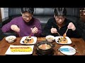 형! 우리 김치볶음밥 해먹을까? 김치볶음밥 먹방~! (된장찌개, 계란말이) Kimchi fried rice Mukbang / Korean Food Recipes