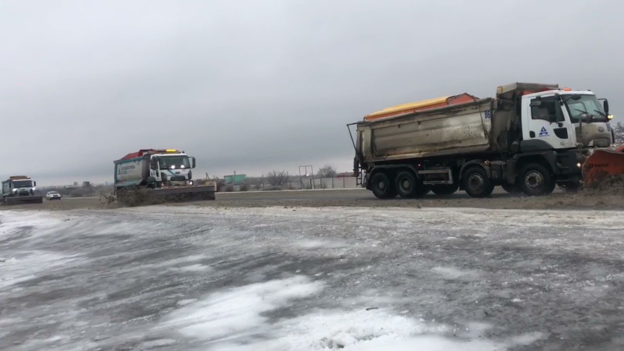 Очистка дорог в Одесской области_3 - YouTube