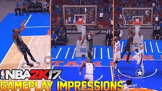 NBA 2K17 Gameplay Impressions: New Shot Meter, Game Speed, New Dribbling System, and Rebounding!