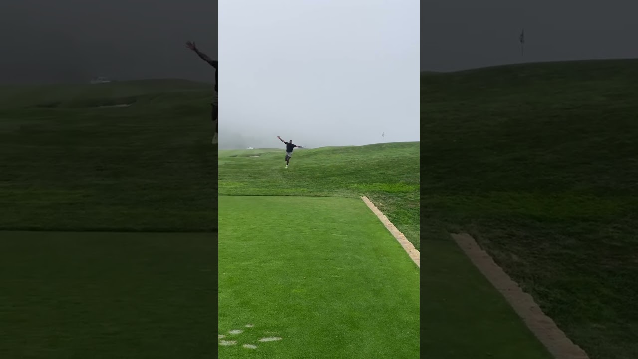 ⛳🎯Dwyane Wade hits a hole-in-one at Pebble Beach and went for the nostalgic celebration 😲