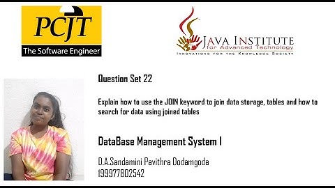DBMS Question Set 22