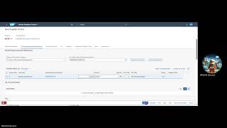 Managing and creating supplier invoices in an SAP system