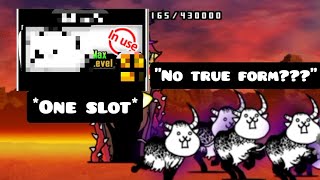 Crazed cow cat vs ONE slot, no true form (Battle cats)