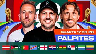 PALPITES DE FUTEBOL PARA O DIA 17 06 2026 (QUARTA-FEIRA) | Boleiros Tips