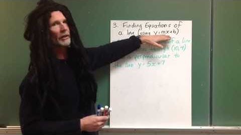 Linear Relations: Part 3: Parallel and Perpendicular Lines