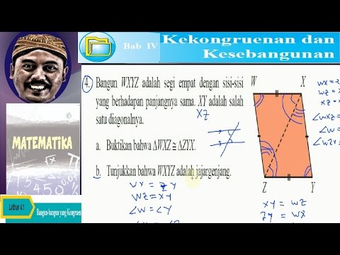 Video: Manakah pernyataan yang membuktikan bahwa WXYZ adalah jajar genjang?