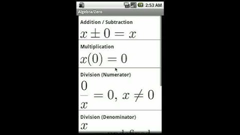 Math Ref Android Demo