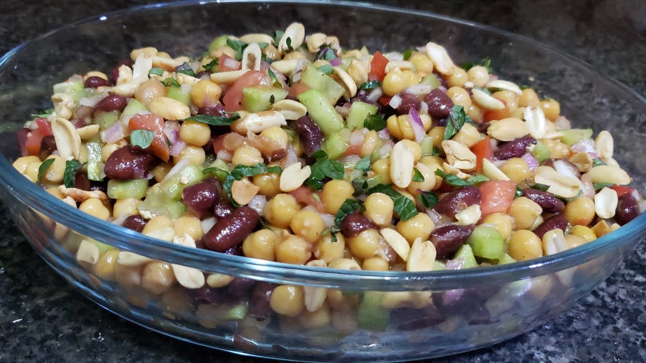 How to make healthy salad | Red bean salad |Salad recipe 