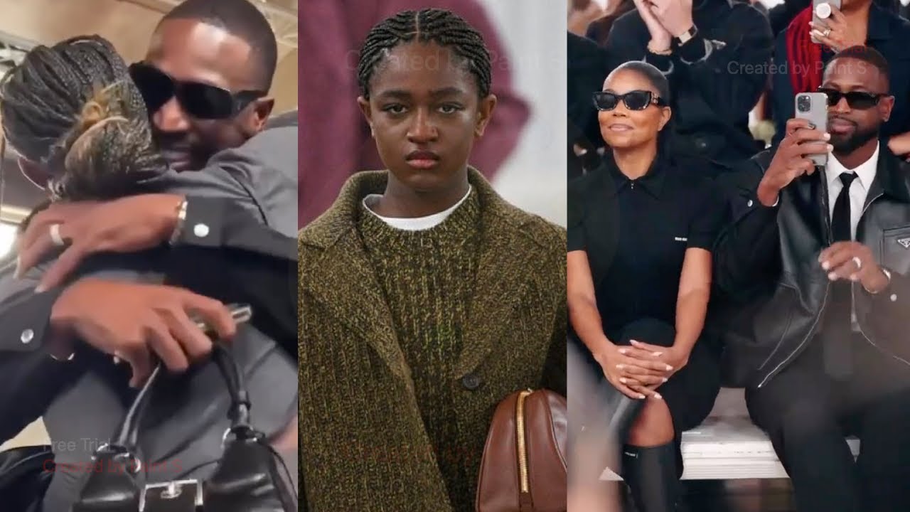 Dwyane Wade Reacts to Zaya's Runway Debut