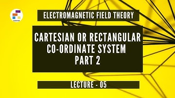 Cartesian or Rectangular Co-ordinate System Part 2 | Lecture 05 | Electromagnetic Field Theory (EMF)