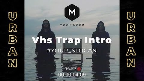 VHS Trap Intro Premiere Pro Templates