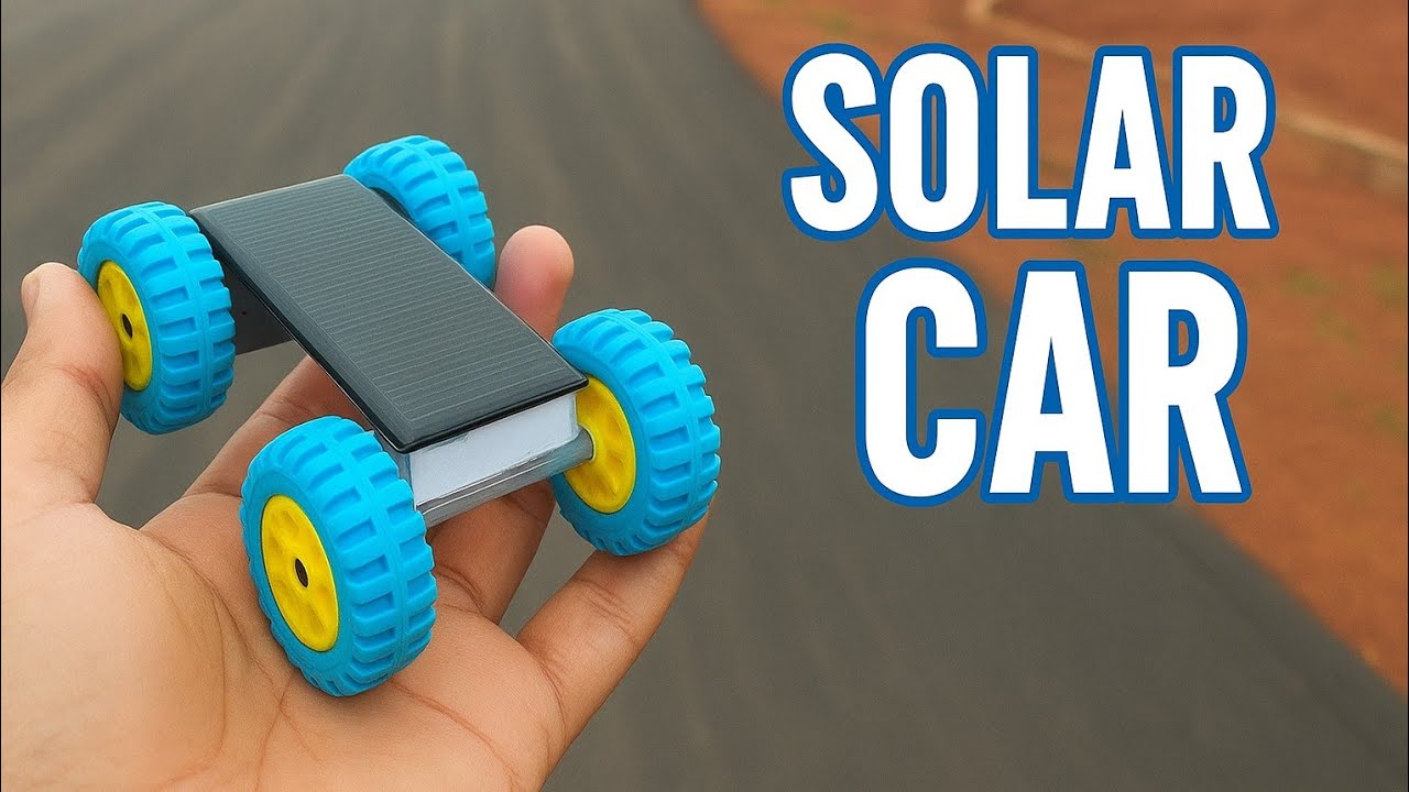 How to make a solar car || easy science project || #diy #car.