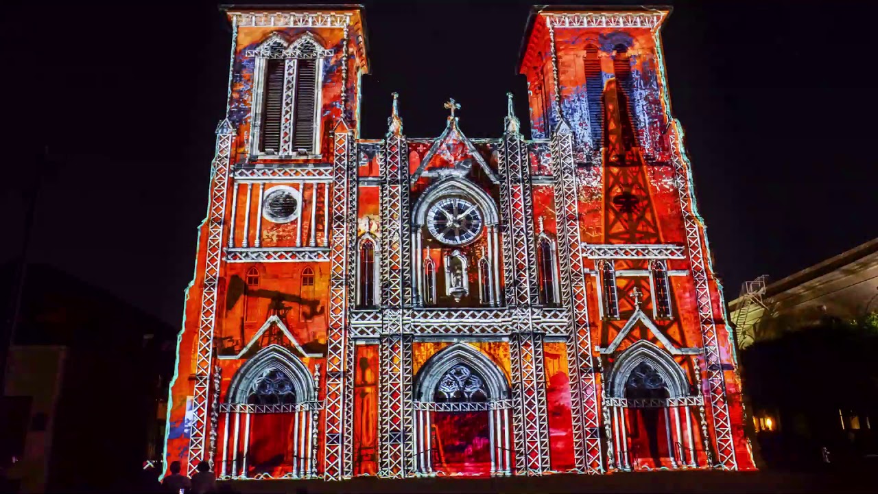 San Fernando Cathedral projection-mapping installation photo 1