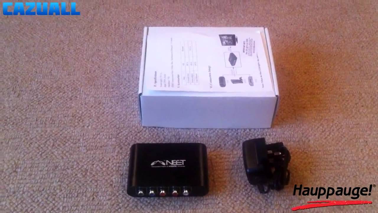 Neet Component YPbPr to HDMI Video Coverter Unboxing by CazuaLLUK