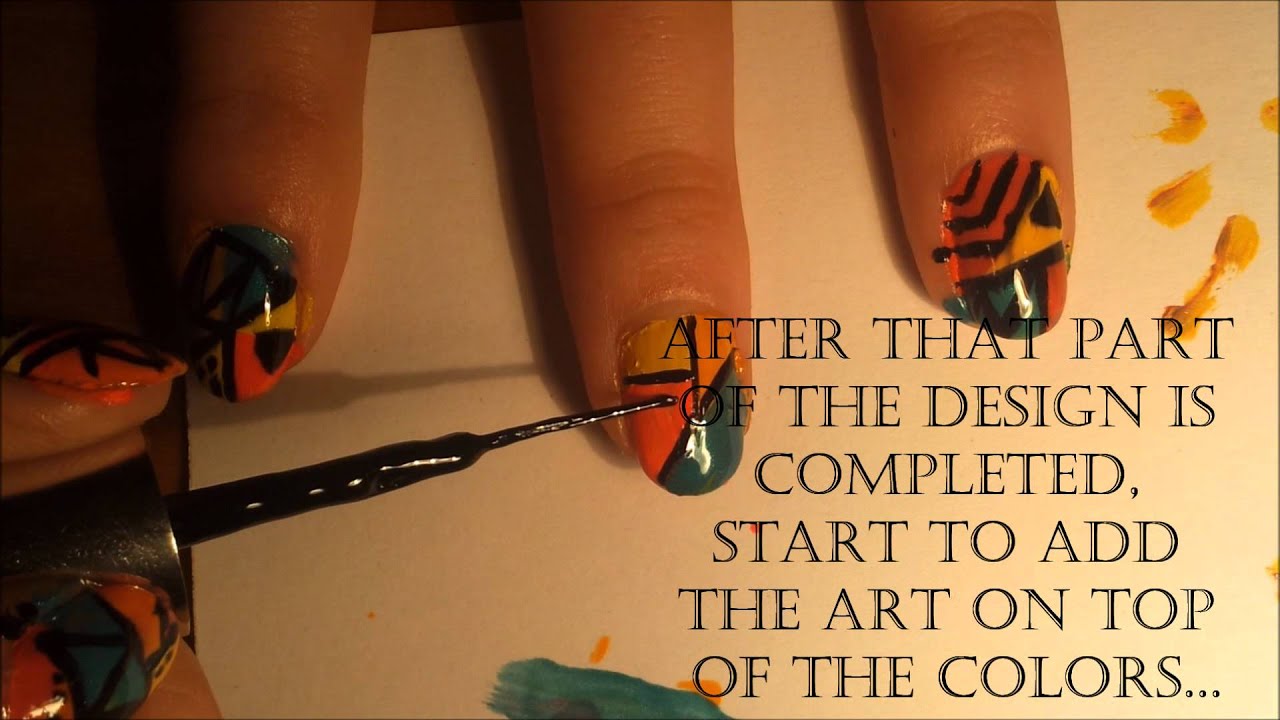 Nail Design - Tribal