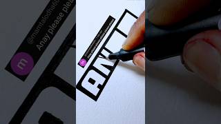 3d writing ✒️ Calligraphy 🖊️ How to name writing style english ✒️#creative #shortsfeed #shorts