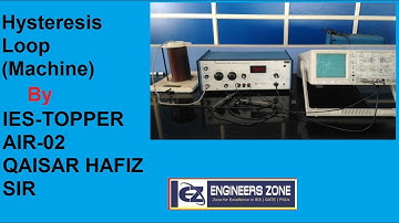 Hysteresis Loop (Machine) By IES- Topper AIR-02 Qaisar Hafiz Sir