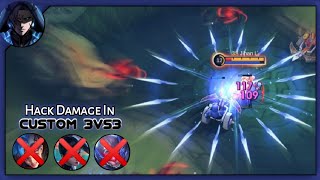 CUSTOM 3 vs 3! When Hack Damage Active | Aamon Montage | AllStar MLBB #mlbb #mobilelegends