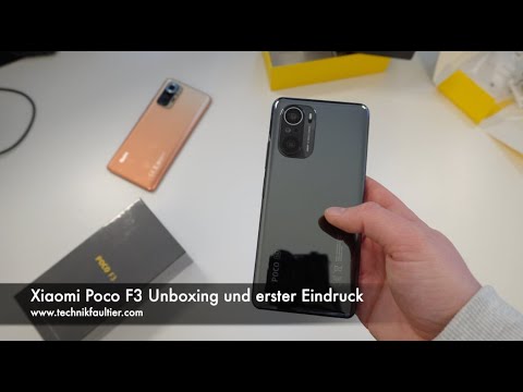 Xiaomi Poco F3 Unboxing und erster Eindruck