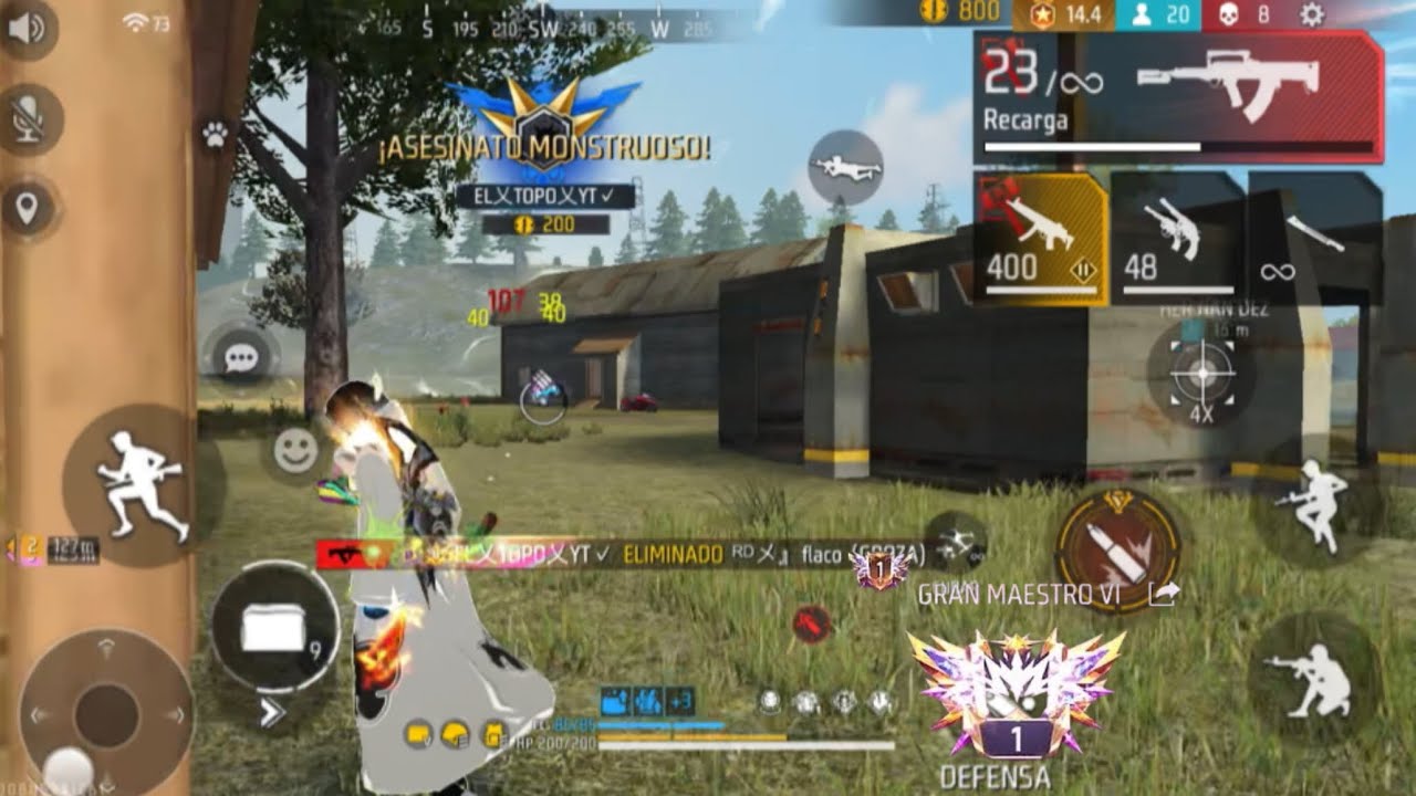 CON ESTA PARTIDA LOGRÉ LLEGAR A LOS 21,820 PUNTOS EN Br CLASIFICATORIA T49 FREE FIRE