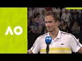 Daniil Medvedev: "Definitely not easy" on-court interview (SF) | Australian Open 2021